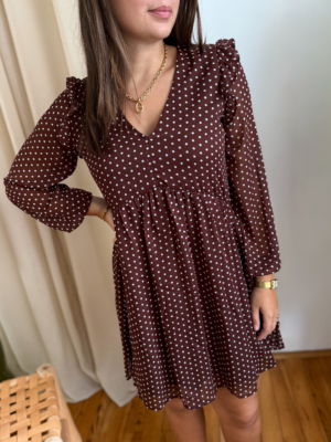 Julia robe à pois