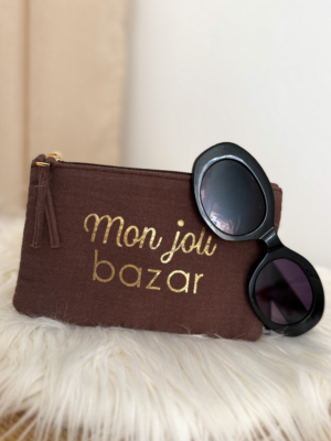 Pochette MON JOLI BAZAR choco