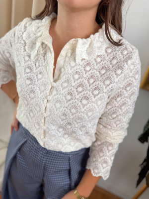 Janette blouse dentelle