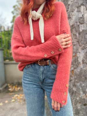 Gustave pull laine terra cotta