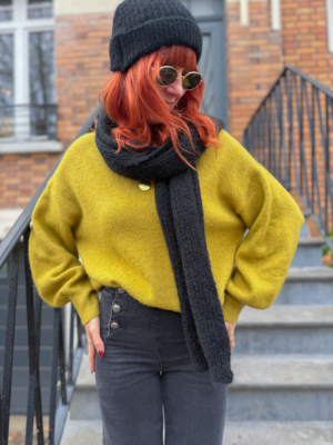 Manuel pull laine olive