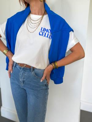 Limoncello tee shirt blanc