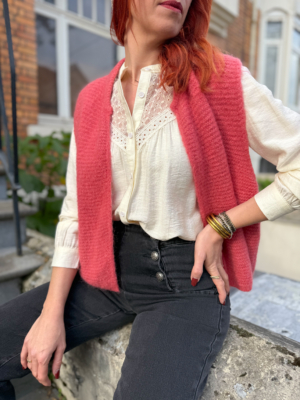 Marc gilet terra cotta