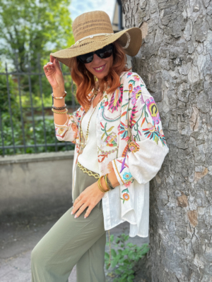 Elia chemise fleurie