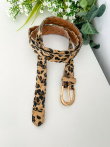 Lara ceinture tressée léo